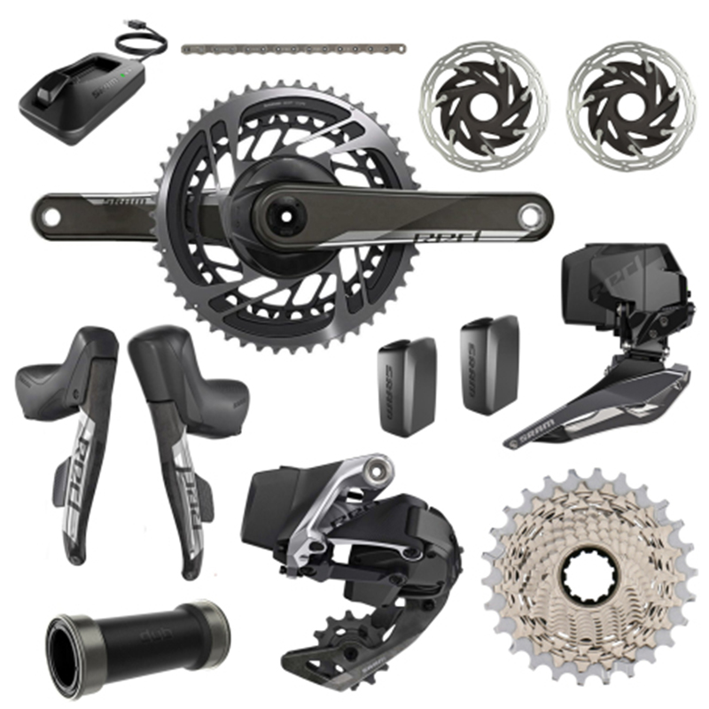 Sram Red eTap AXS 2X D1 HRD Centrelock Electrionic Wireless Groupset - 12 Speed